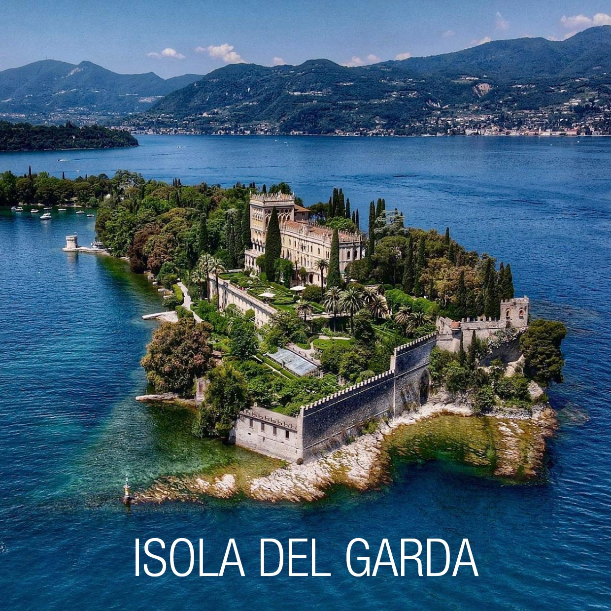 Verdeblu Boat Rental - Tour sul Lago di Garda - Isola del Garda